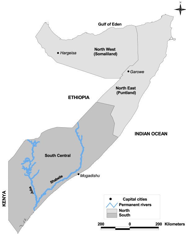 IRRDO Areas of Operation Map